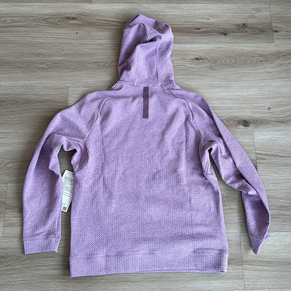 Lululemon Textured Double-Knit Cotton Hoodie color lavender - Picture 10 of 10